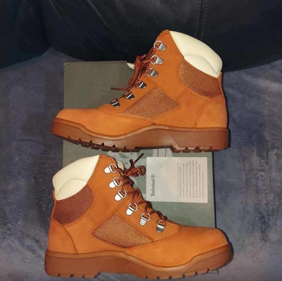 NIB TIMBERLAND TB0A1PL4 BURNT SIENNA CASUAL RUNNING FIELD BOOTS Size 7 Men's - Picture 3 of 10